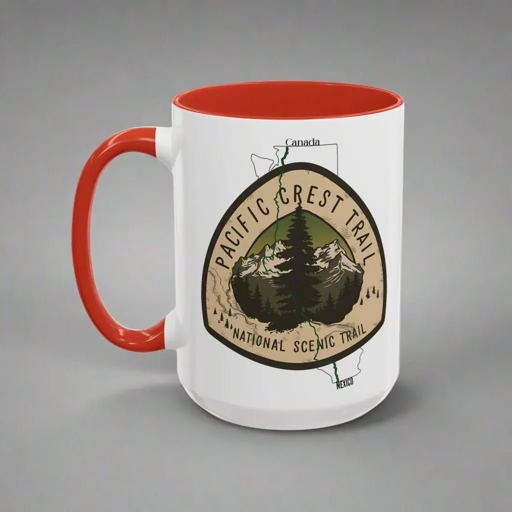 Pacific Crest Trail National Scenic Trail Coffee Mug 11oz 15oz - Parks ApparelMug