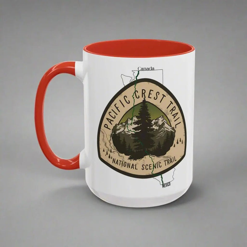 Pacific Crest Trail National Scenic Trail Coffee Mug 11oz 15oz - Parks ApparelMug