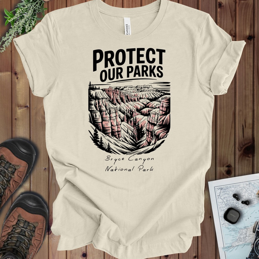 Protect Our Parks Bryce Canyon Kids Graphic T-Shirt in Natural