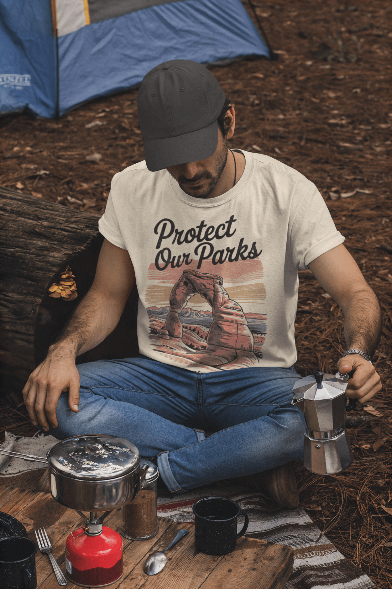 Protect Our Parks Arches graphic t-shirt alternate apparel color or angle