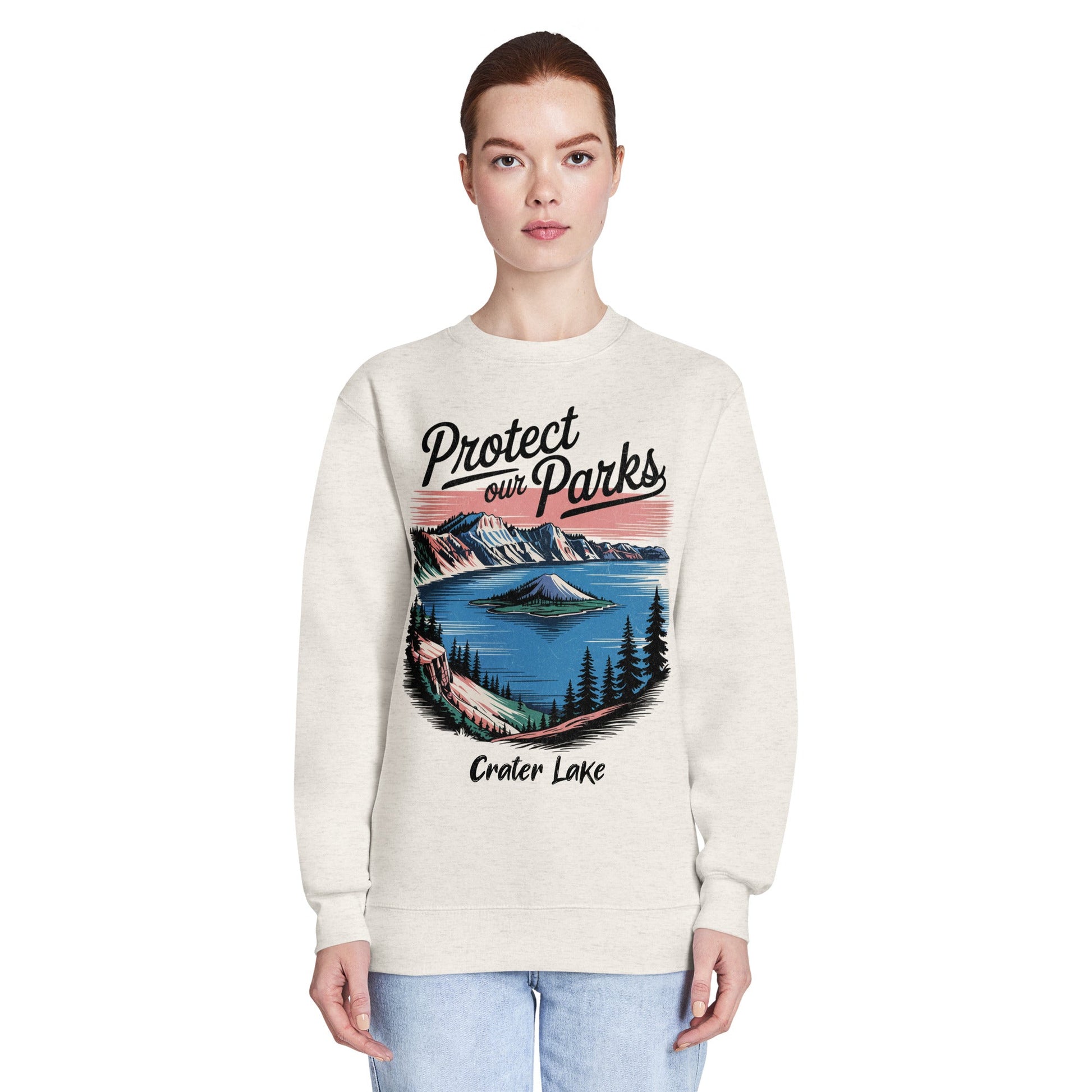 Protect Our Parks Crater Lake Crewneck Sweatshirt - Parks Apparel