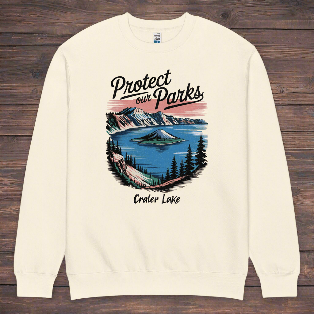 Protect Our Parks Crater Lake Crewneck Sweatshirt - Parks Apparel