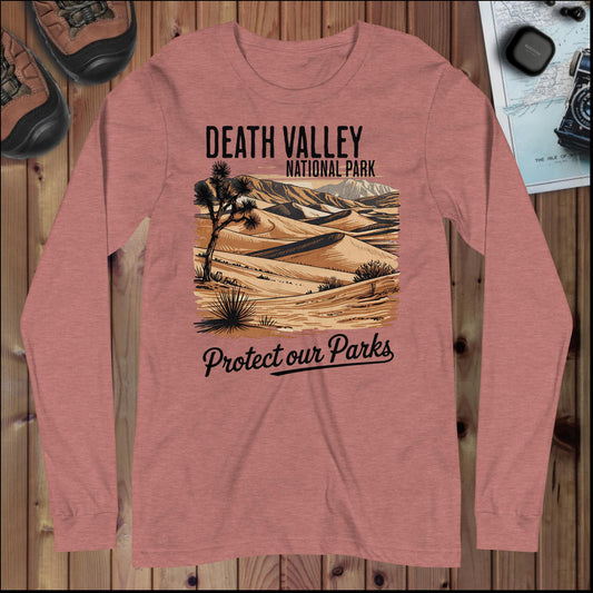 Protect Our Parks Death Valley Long Sleeve T-shirt - Parks ApparelLong - sleeve