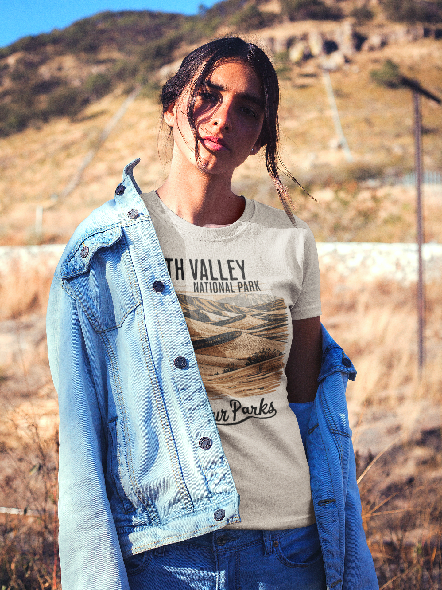 Protect Our Parks Death Valley graphic t-shirt alternate apparel color or angle