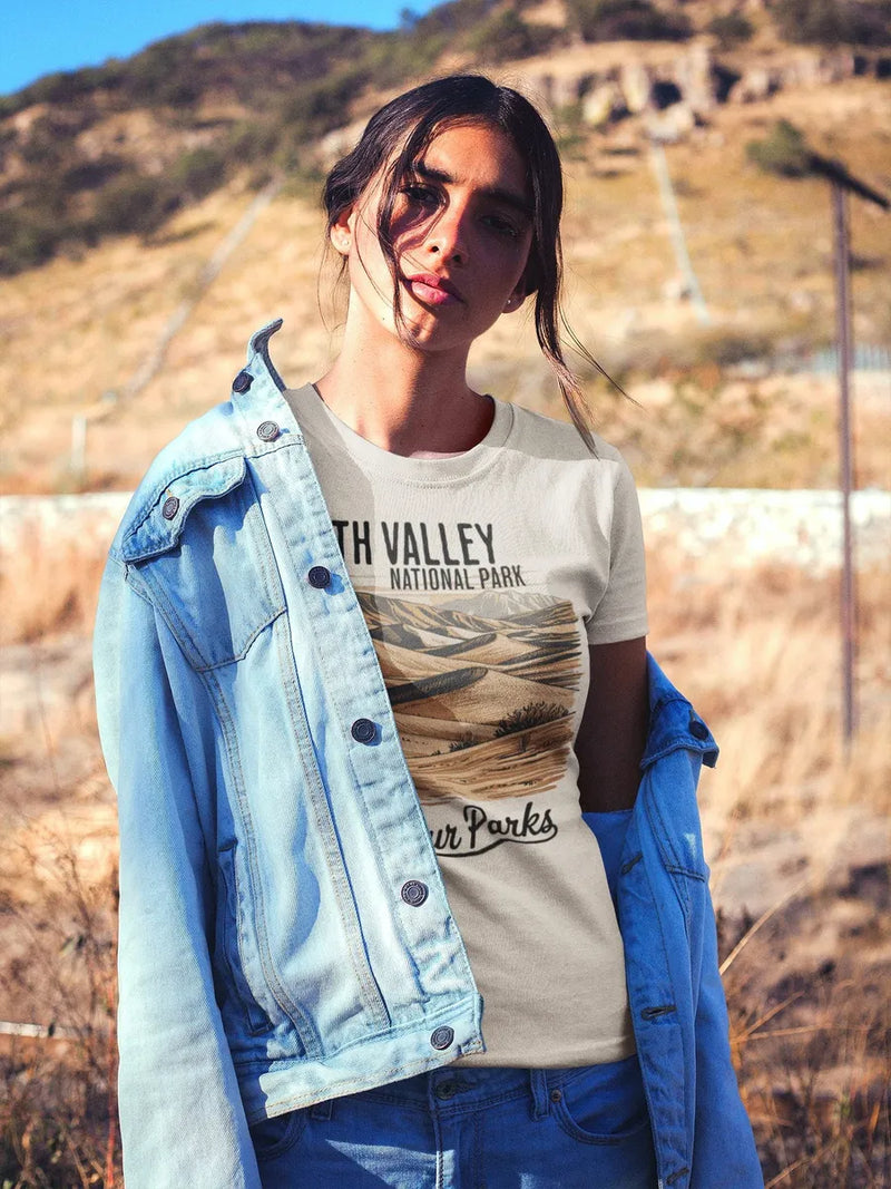 Protect Our Parks Death Valley graphic t-shirt alternate apparel color or angle