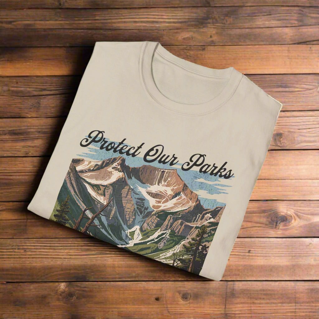 Protect Our Parks Great Basin graphic t-shirt shown in lifestyle or modeled setting