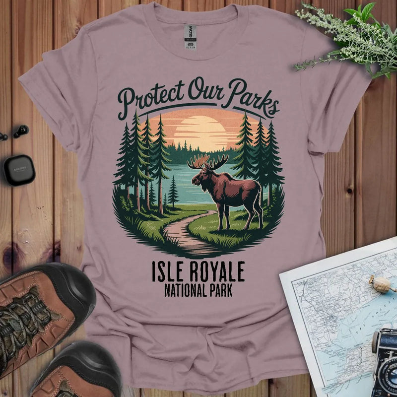 Protect Our Parks Isle Royale graphic t-shirt primary product view