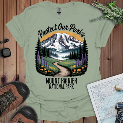 Protect Our Parks Mount Rainier T-Shirt - Parks ApparelT-Shirt