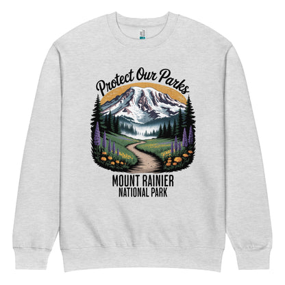 Protect Our Parks Rainier crewneck sweatshirt alternate apparel color or product angle