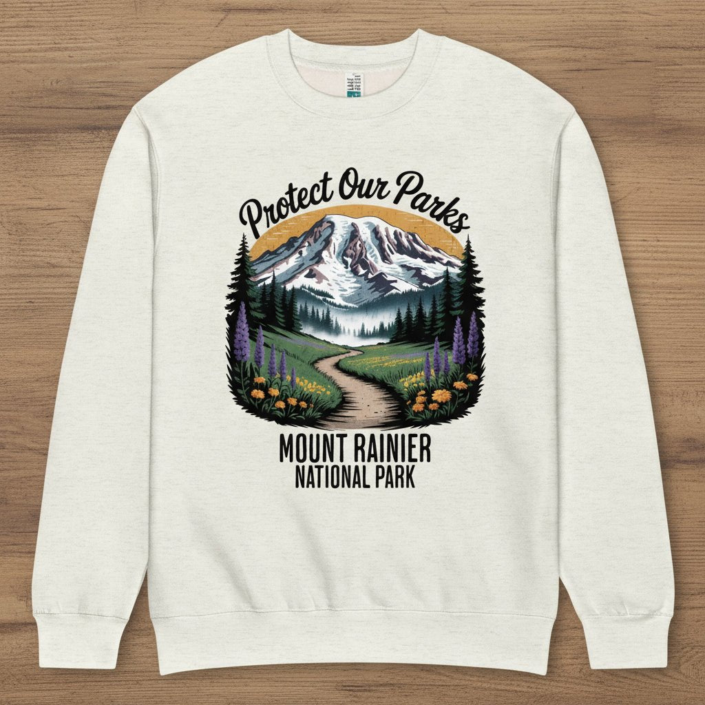 Protect Our Parks Rainier crewneck sweatshirt primary product view