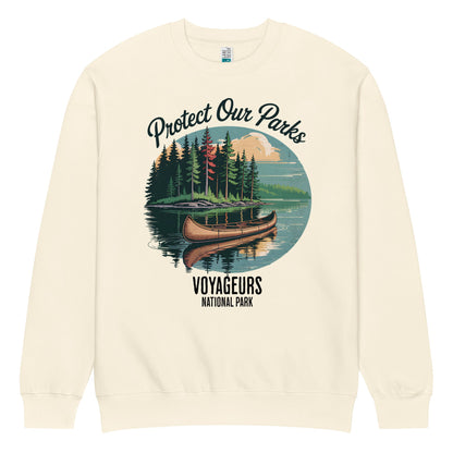 Protect Our Parks Voyageurs crewneck sweatshirt alternate apparel color or product angle