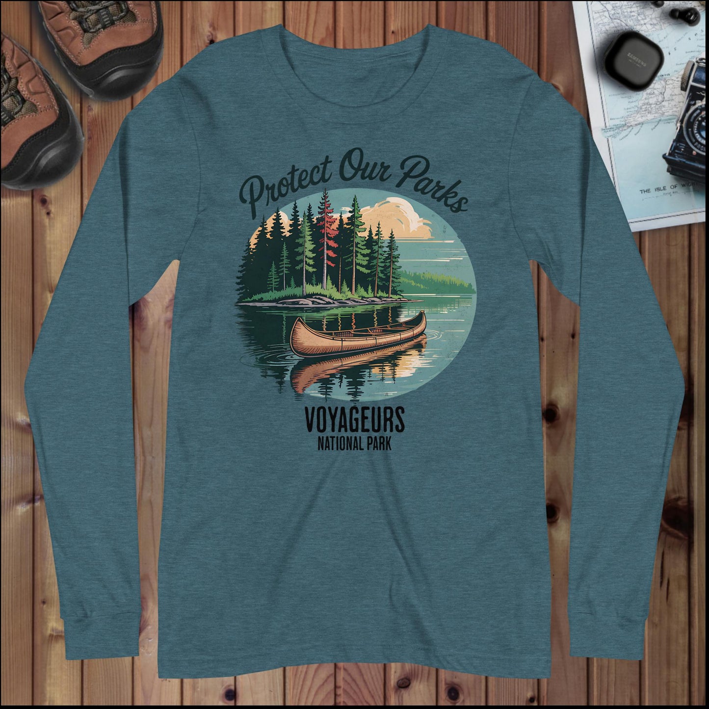 Protect Our Parks Voyageurs Long Sleeve T-Shirt - Parks ApparelLong - sleeve