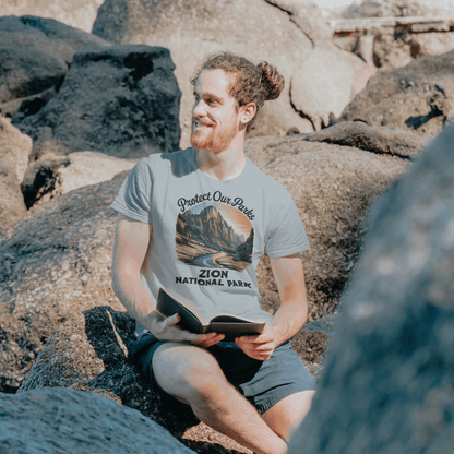 Protect Our Parks Zion graphic t-shirt alternate apparel color or angle