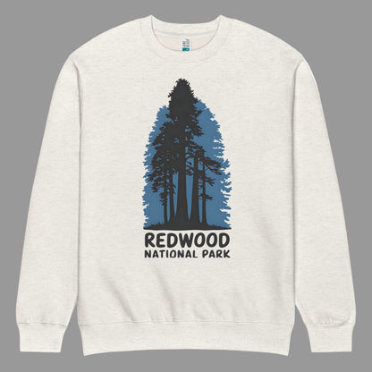 Redwood crewneck sweatshirt shown in lifestyle or modeled setting