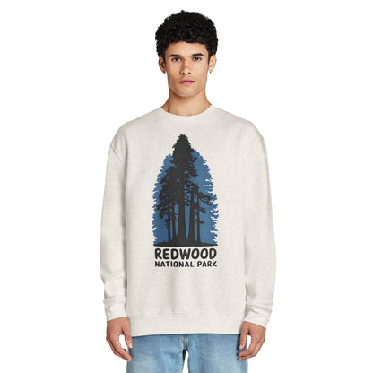 Redwood crewneck sweatshirt shown in lifestyle or modeled setting