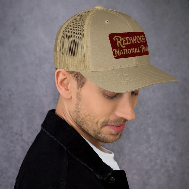 Redwood Embroidered National Park Trucker Hat - Parks Apparelhat
