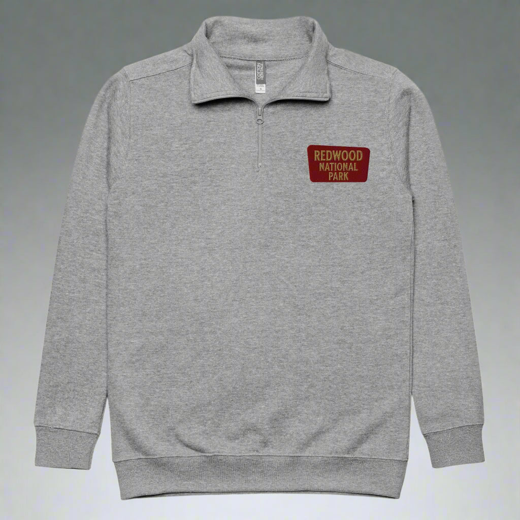 Redwood National Park 1/4 Zip Fleece Pullover - Parks ApparelSweater
