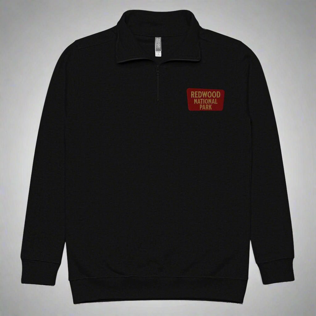 Redwood National Park 1/4 Zip Fleece Pullover - Parks ApparelSweater