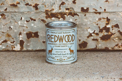 Redwood National Park candle shown from alternate product angle