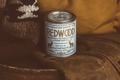 Redwood National Park candle shown from alternate product angle