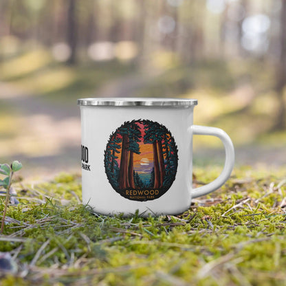 Redwood National Park Durable Enamel Camp Mug - Parks Apparel