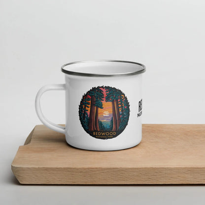Redwood National Park Durable Enamel Camp Mug - Parks Apparel