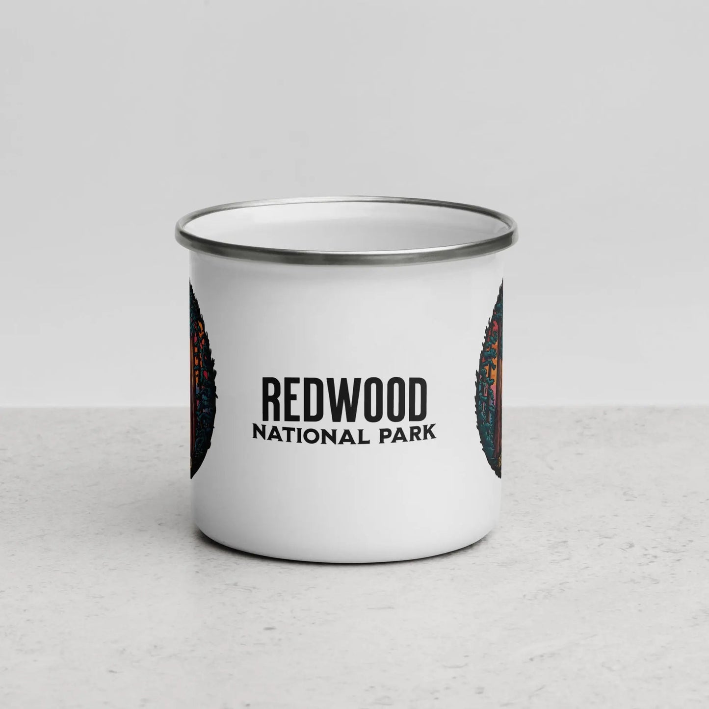 Redwood National Park Durable Enamel Camp Mug - Parks Apparel