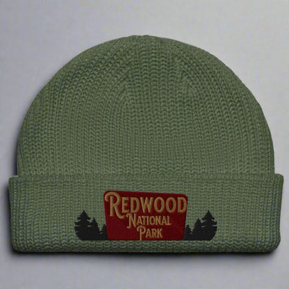 Redwood National Park embroidered beanie detail or alternate product view