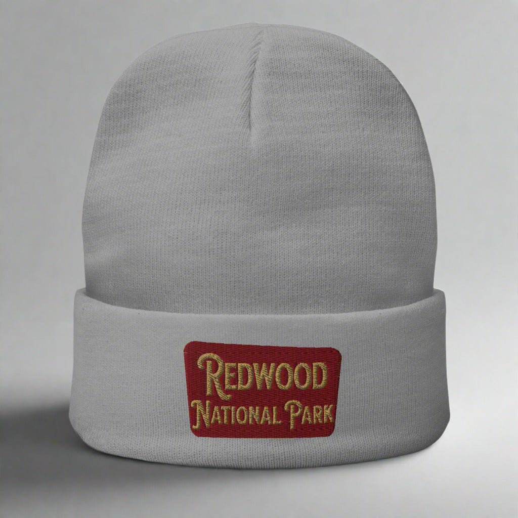 Redwood National Park embroidered beanie alternate product angle