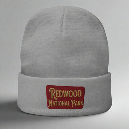 Redwood National Park embroidered beanie alternate product angle
