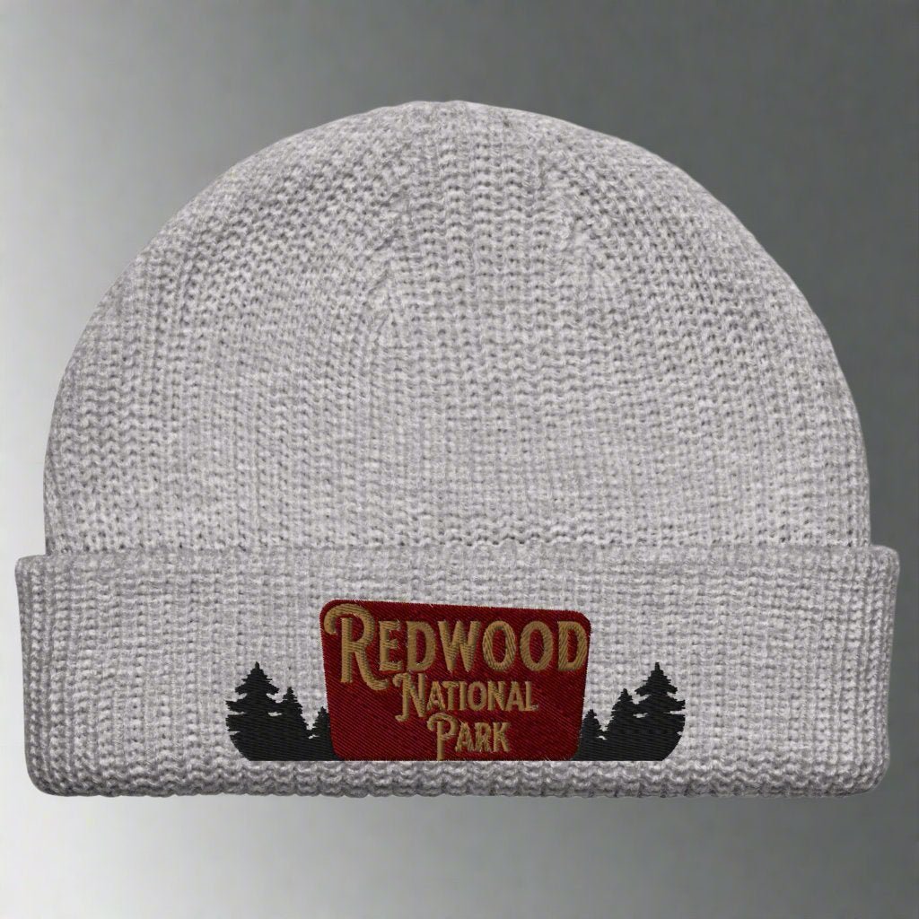 Redwood National Park embroidered beanie detail or alternate product view