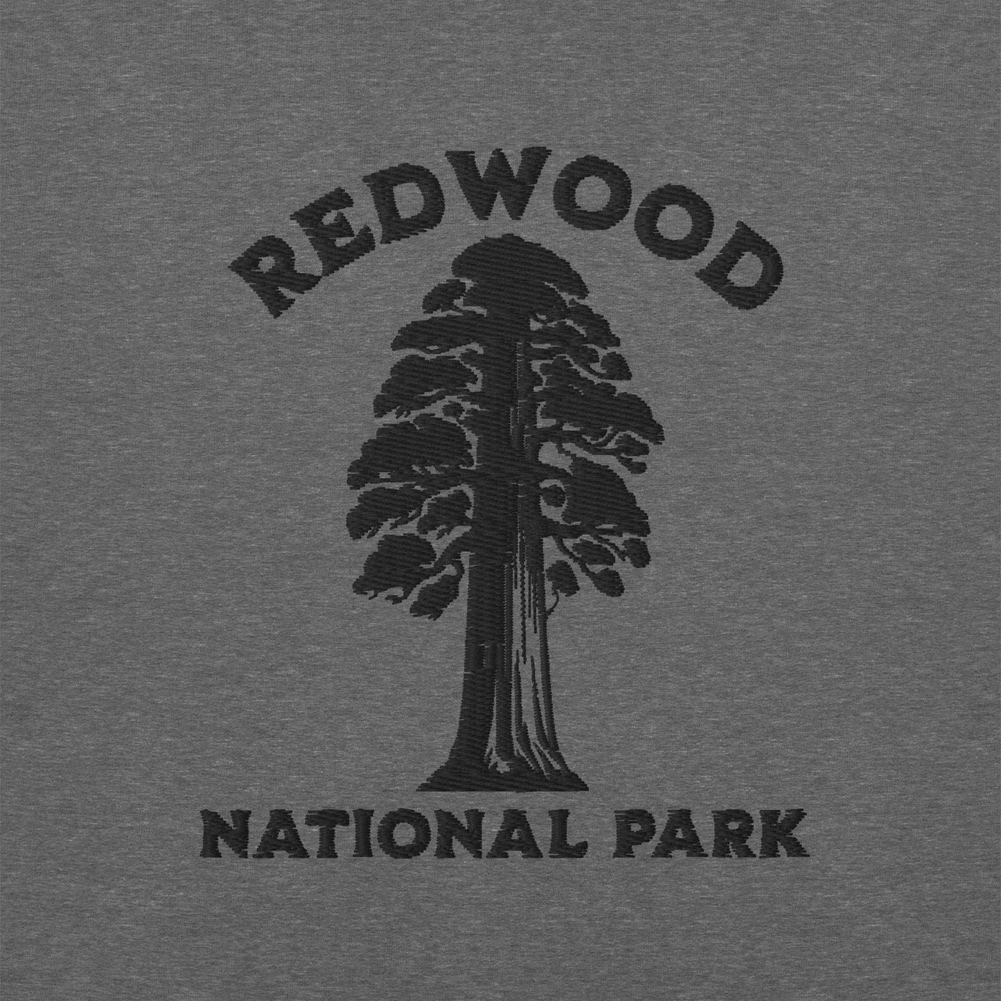 Redwood National Park Embroidered Tree Chest Crewneck Sweatshirt - Parks ApparelSweatshirt