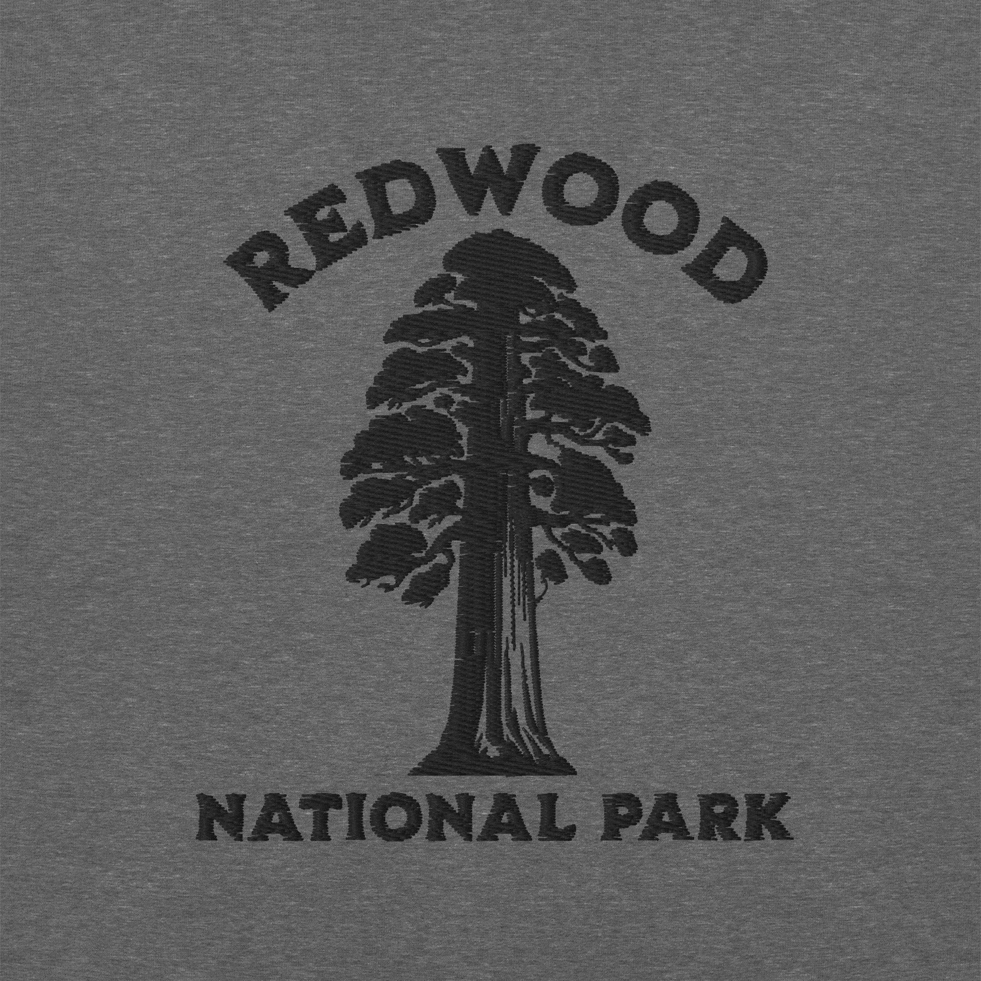 Redwood National Park Embroidered Tree Chest Crewneck Sweatshirt - Parks ApparelSweatshirt