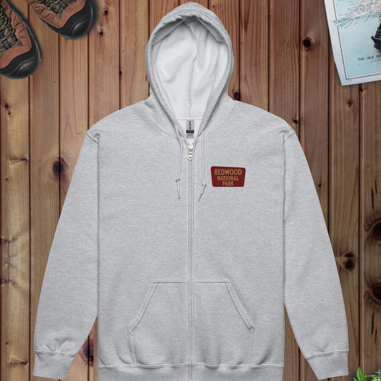 Redwood National Park Full Zip Hoodie - Parks ApparelFull Zip Hoodie