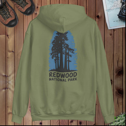 Redwood National Park hoodie alternate apparel color or product angle