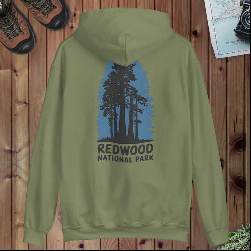 Redwood National Park hoodie alternate apparel color or product angle