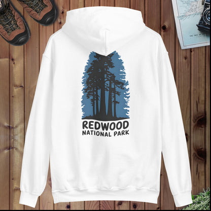 Redwood National Park hoodie detail or alternate product view