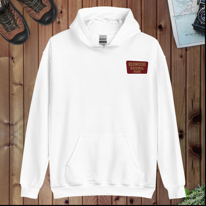 Redwood National Park hoodie detail or alternate product view