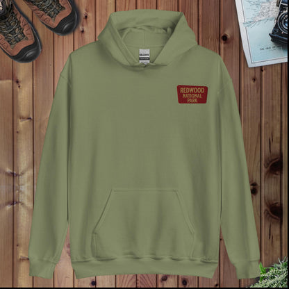 Redwood National Park hoodie shown in lifestyle or modeled setting