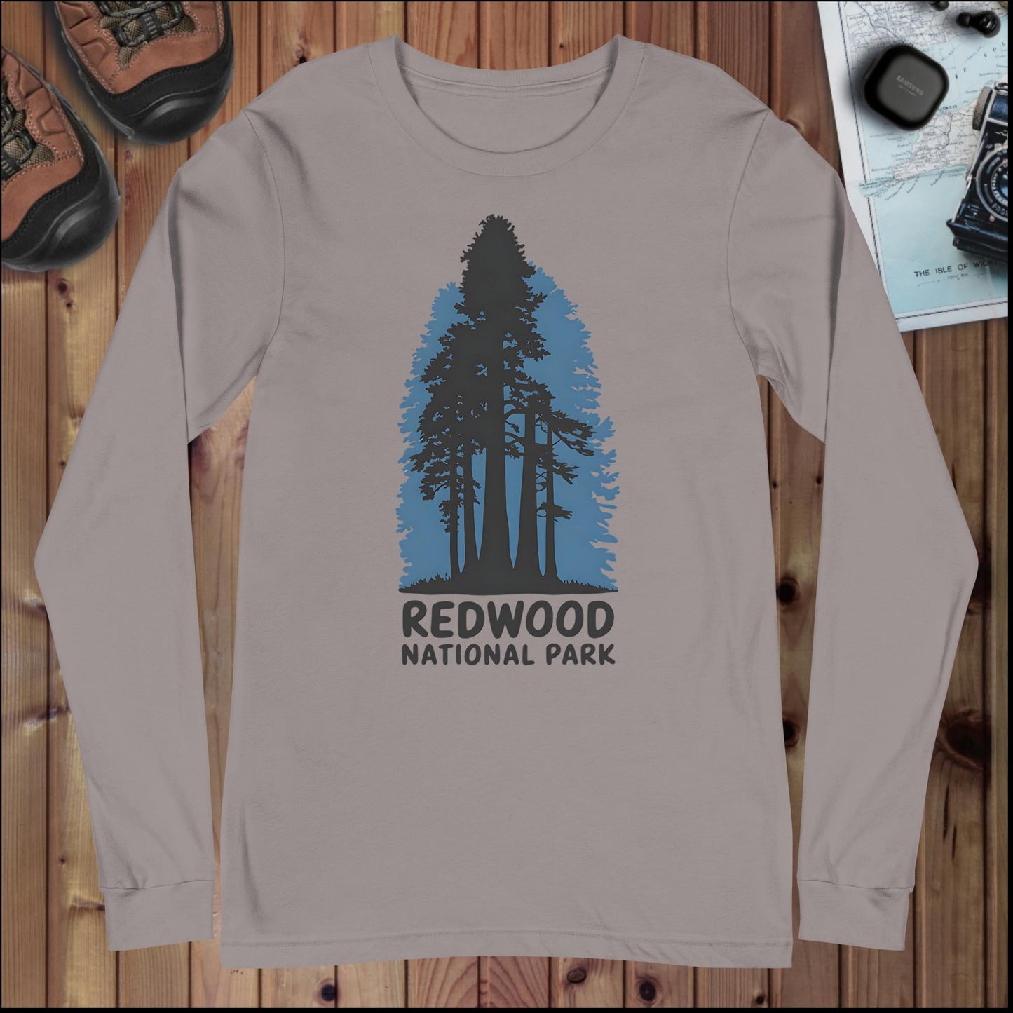 Redwood National Park Long Sleeve T-shirt - Parks ApparelLong - sleeve