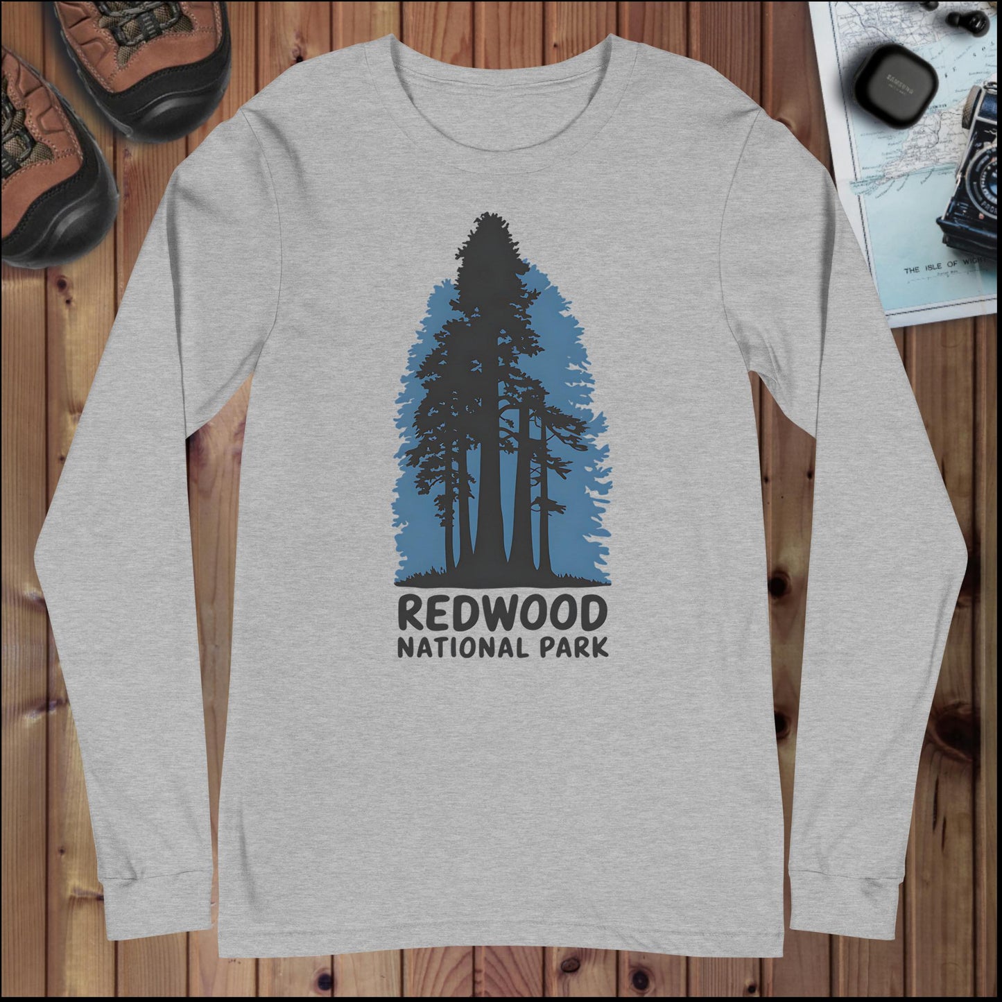 Redwood National Park Long Sleeve T-shirt - Parks ApparelLong - sleeve