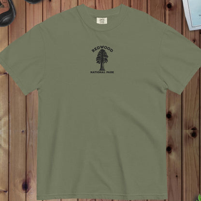 Redwood National Park premium embroidered t-shirt primary product view