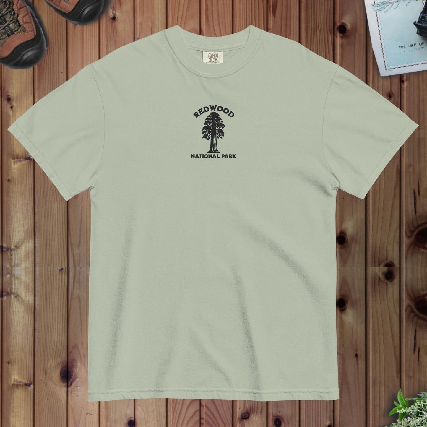 Redwood National Park premium embroidered t-shirt alternate apparel color or product angle