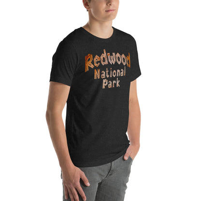 Redwood National Park wood t-shirt detail or alternate product view