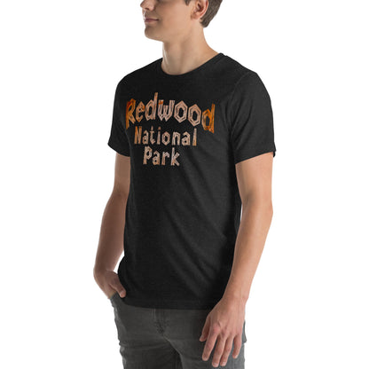 Redwood National Park wood t-shirt detail or alternate product view