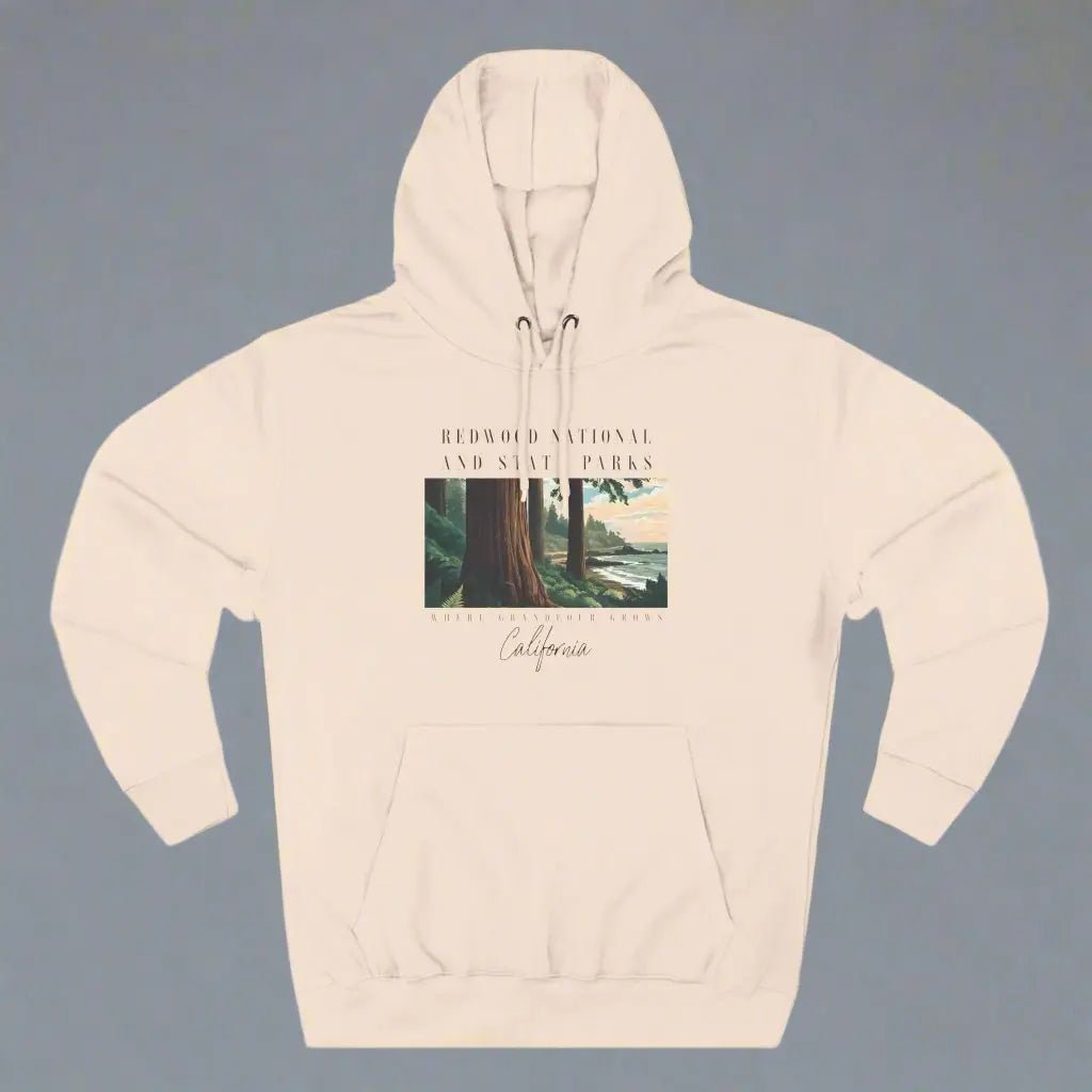 Redwood State and National Parks Fleece Hoodie - Parks ApparelHoodie