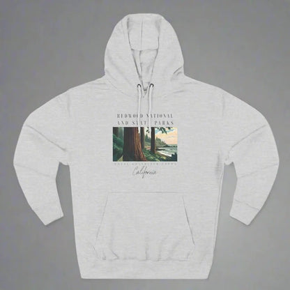 Redwood State and National Parks Fleece Hoodie - Parks ApparelHoodie