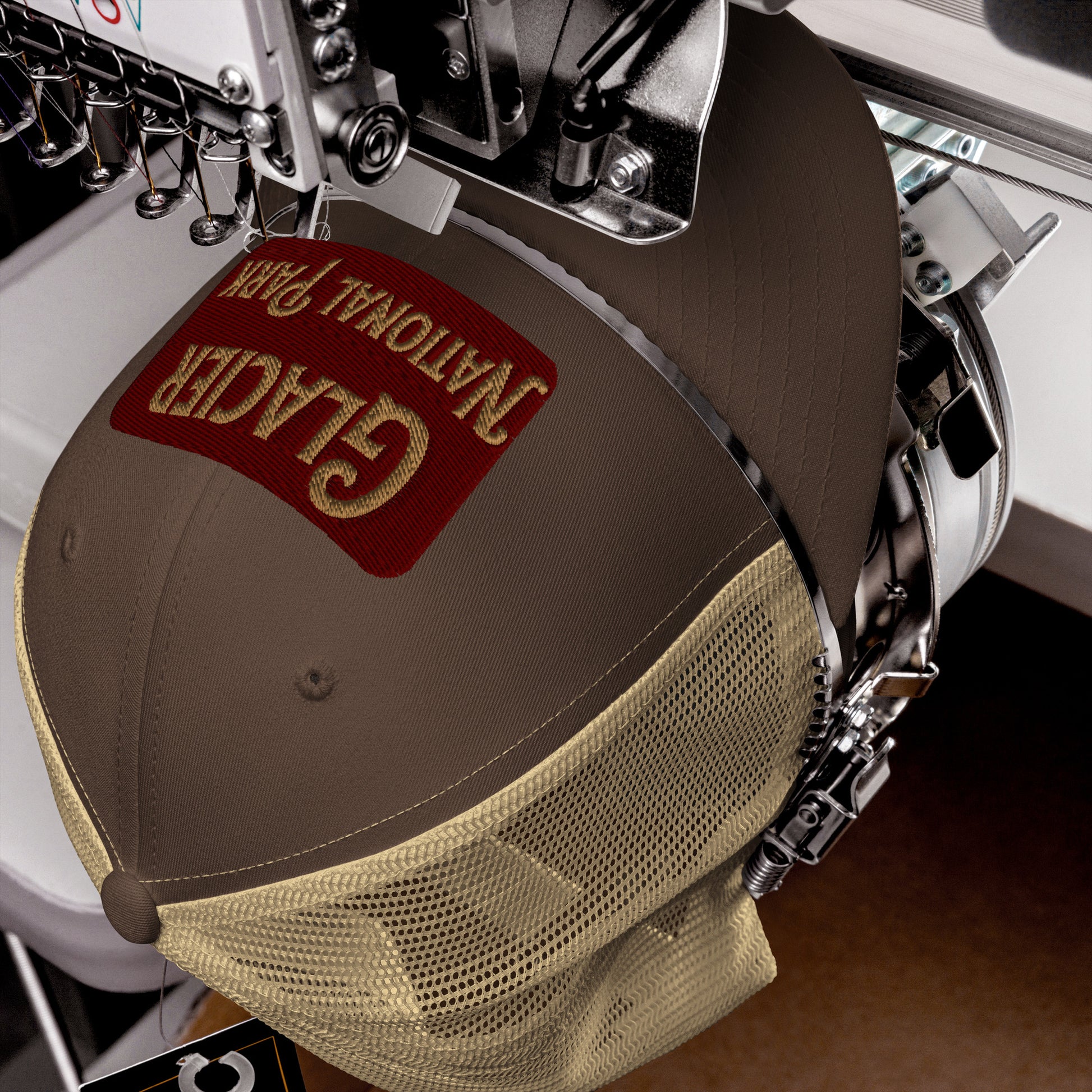 Glacier Embroidered National Park Trucker Hat Park Service Apparel