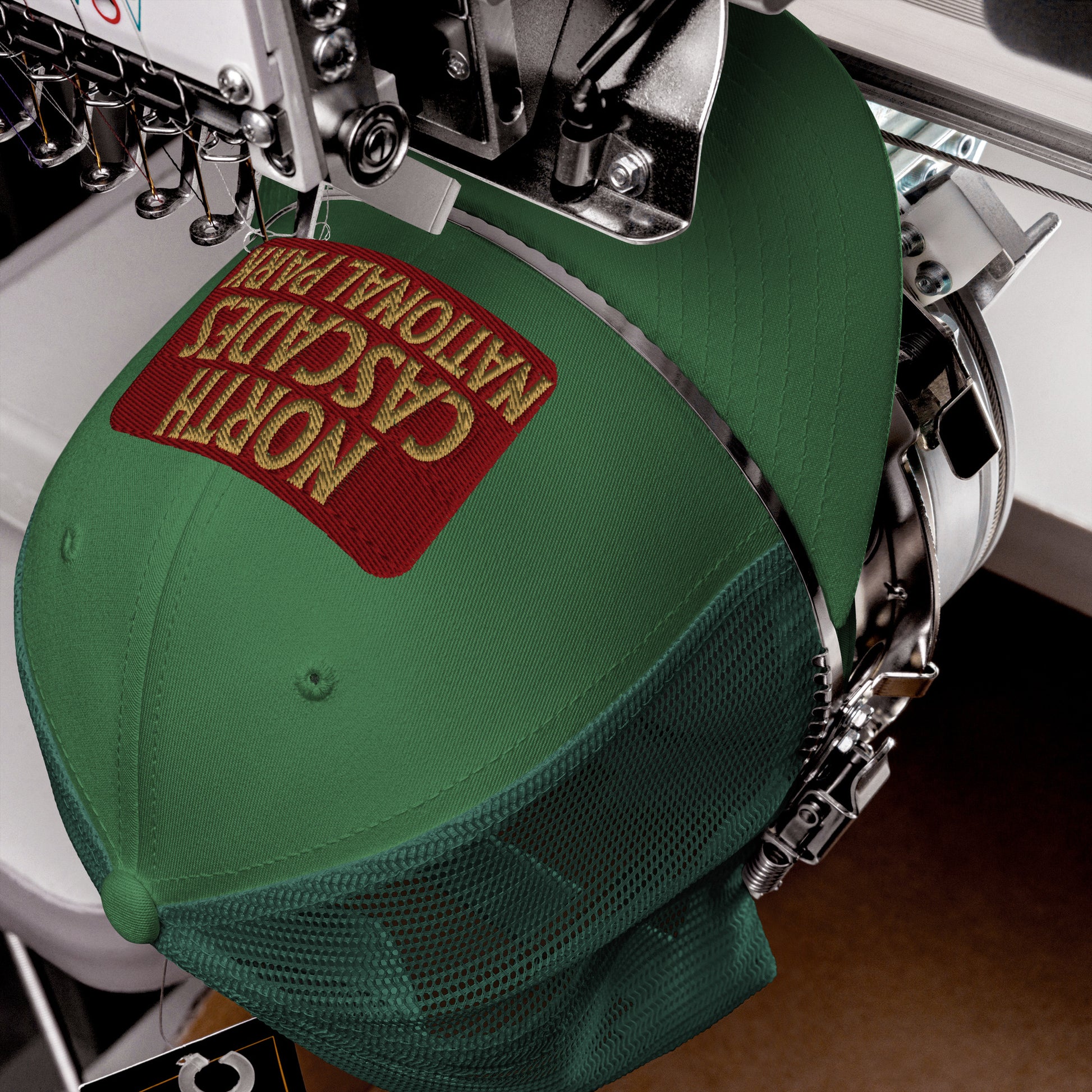 North Cascades National Park Embroidered Trucker Hat hat Park Service Apparel