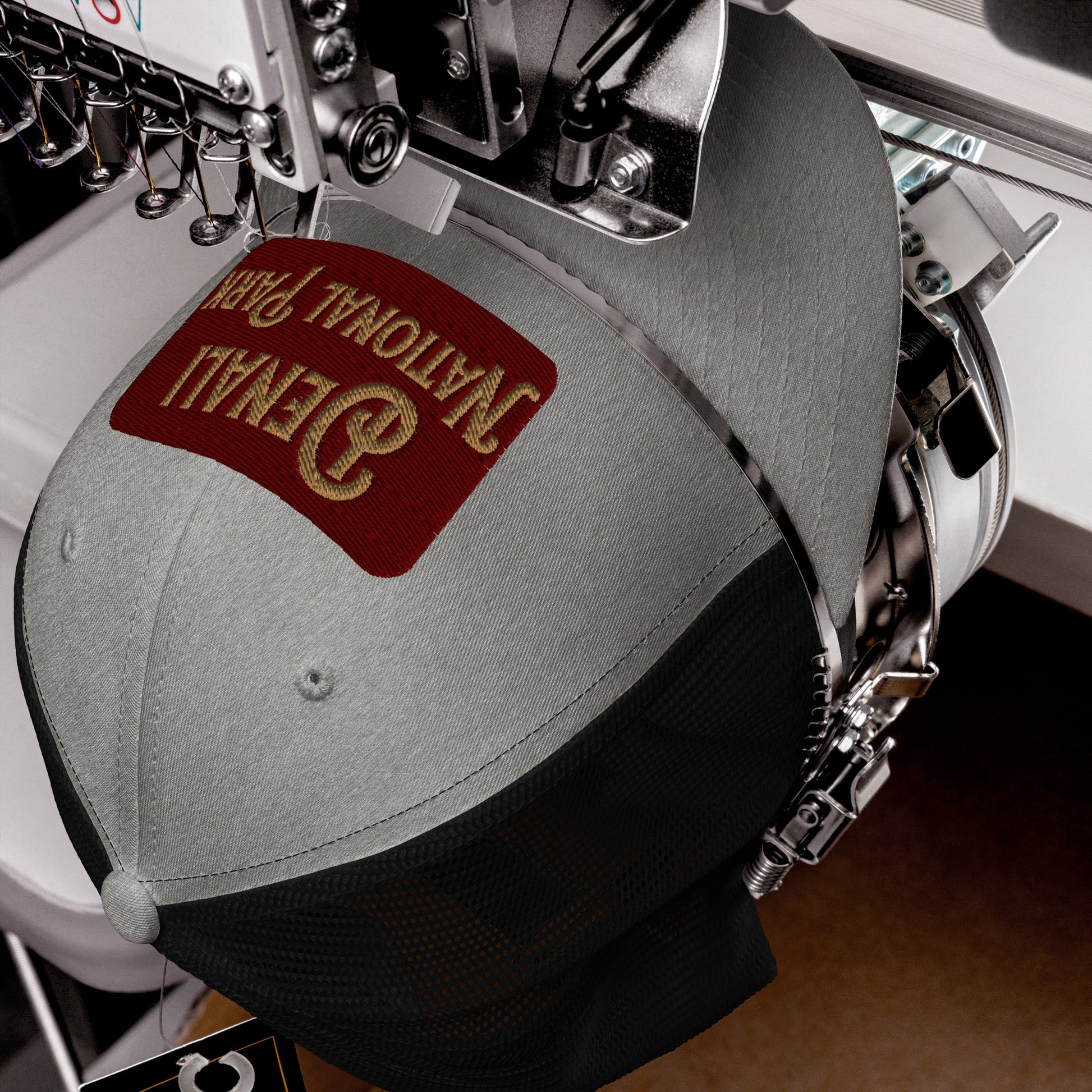 Denali National Park Sign Embroidered Trucker Hat hat Park Service Apparel